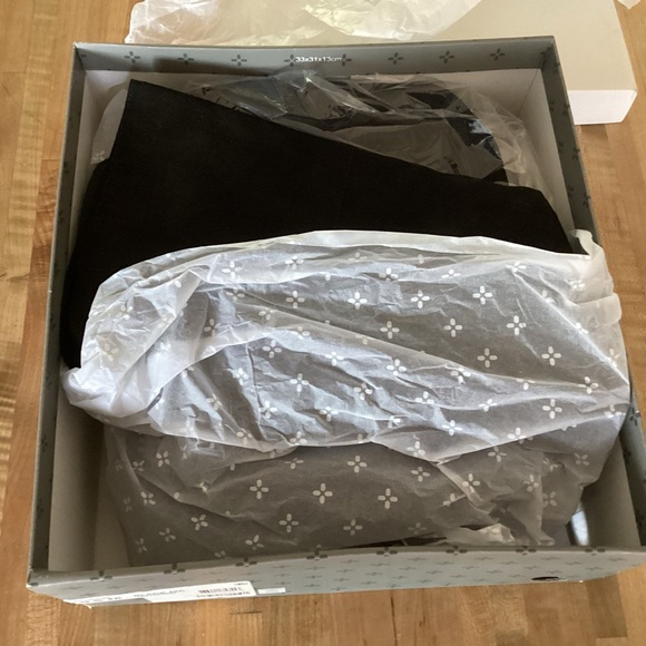 SUN+STONE Black Microsuede Allicce Regular Calf Over-The-Knee Boots 9.5 NWT NWB - Picture 3 of 15